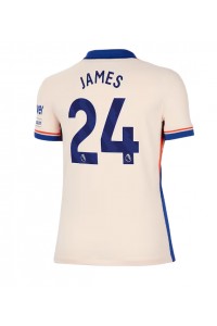 Chelsea Reece James #24 Voetbaltruitje Uit tenue Dames 2024-25 Korte Mouw